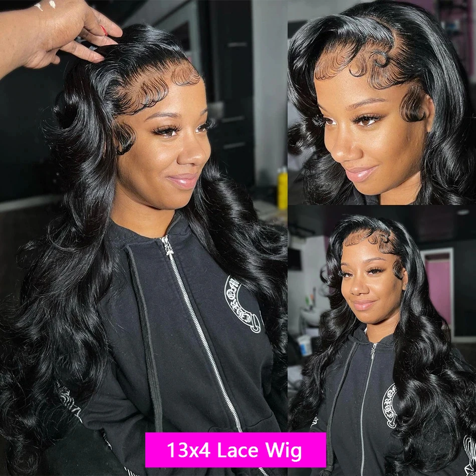 30 Inch Body Wave 13x6 Hd Lace Frontal Wig Human Hair Brazilian Pre Plucked Lace For Women 13x4 Lace Front Wigs 4x4 Closure Wig