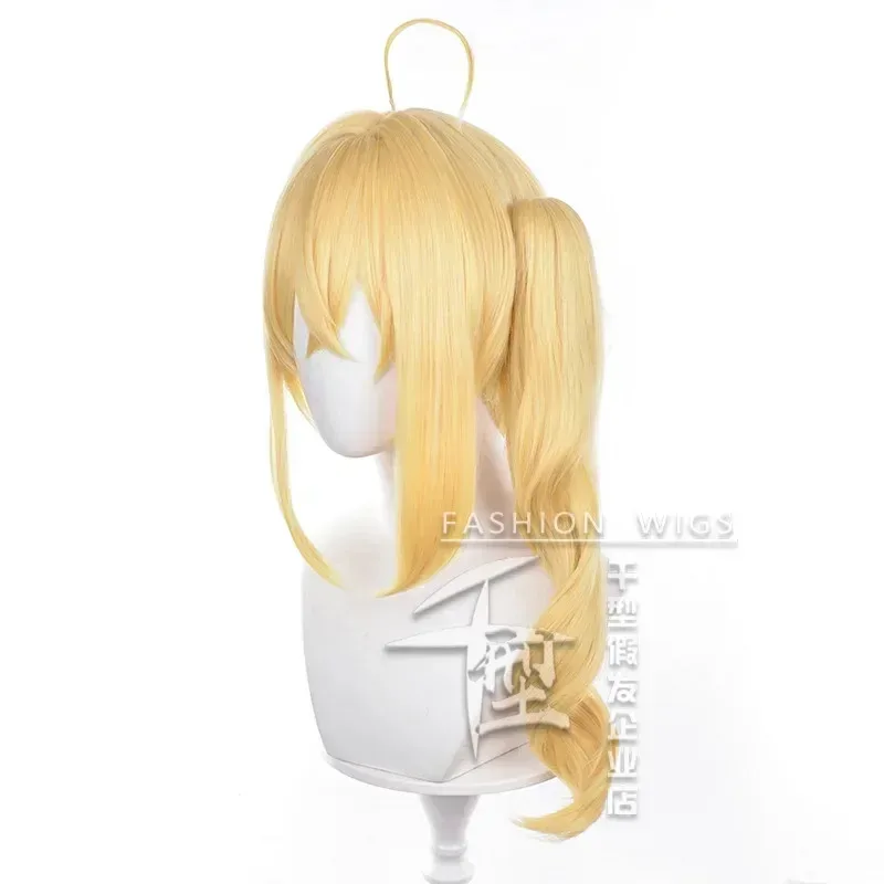 Juego Zenless Zone Zero Lucy Cosplay peluca 50cm pelo rubio largo Luciana Auxesis Theodoro De Montefio fiesta De Halloween sintético Haix