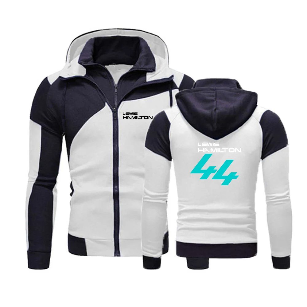 F1 Driver Lewis Hamilton Digital 44 New Spring Autumn Jacket Men Sweatshirt Hoodies Fleece Cotton Zipper Harajuku Male Coat view 6
