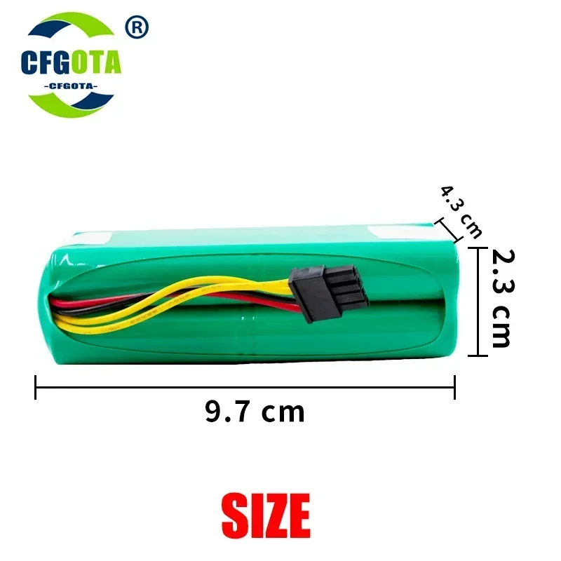 New 14.4V 12800mAh Battery Pack for Midea VCR01 VCR03 VCR12 R1-L083B R1-L081A R1-L085B for Redmond RV-R300 RV-R310 Sweeper