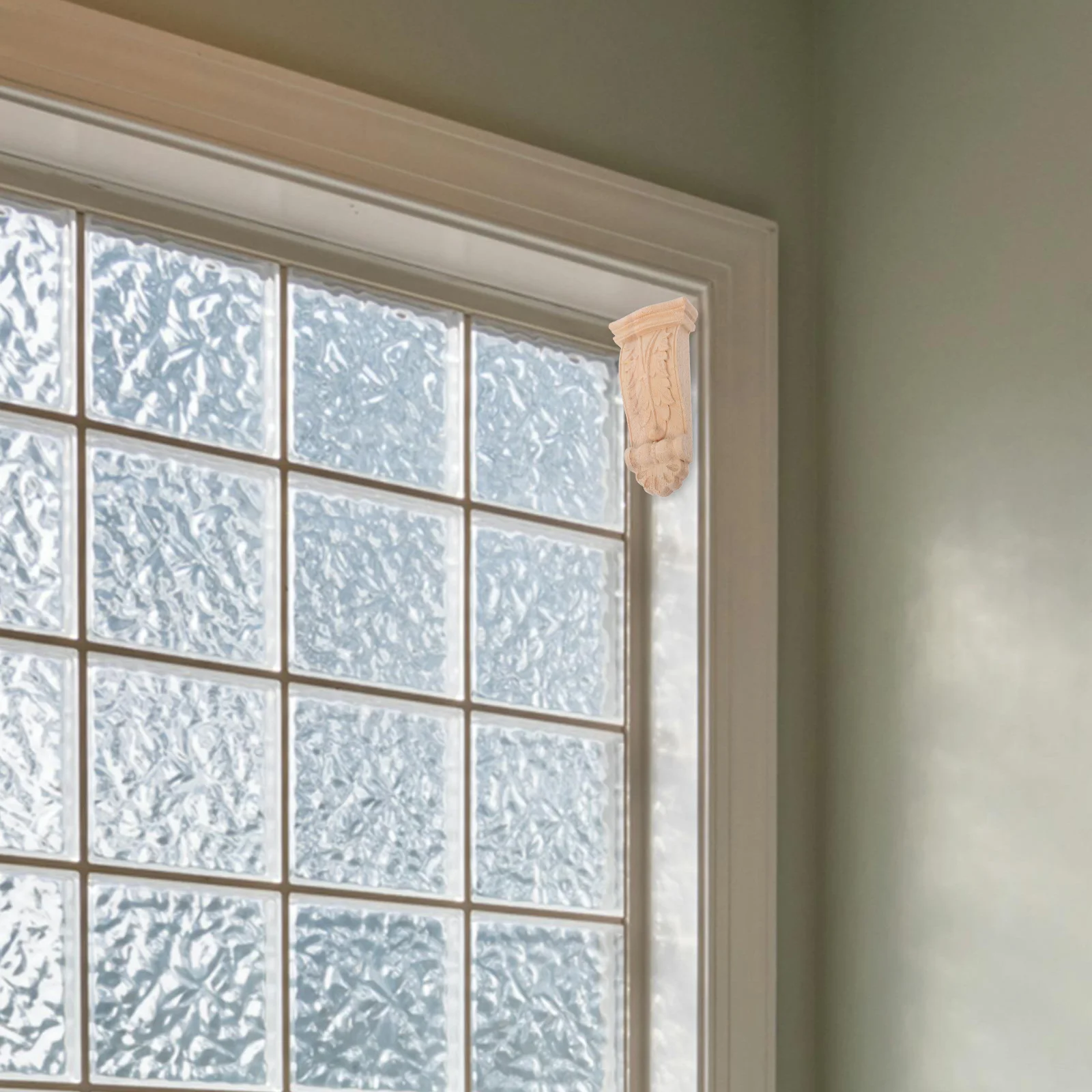 

Резной кронштейн из цельного дерева, европейский арочный дизайн для настенной полки, шкафа, столешницы, декоративное усиление дома, незавершенный