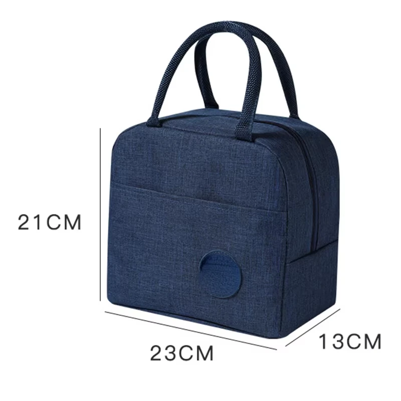 알루미늄 호일 절연 도시락 가방, 휴대용 도시락 가방, 두꺼운 간단한 도시락 가방, 야외 도시락