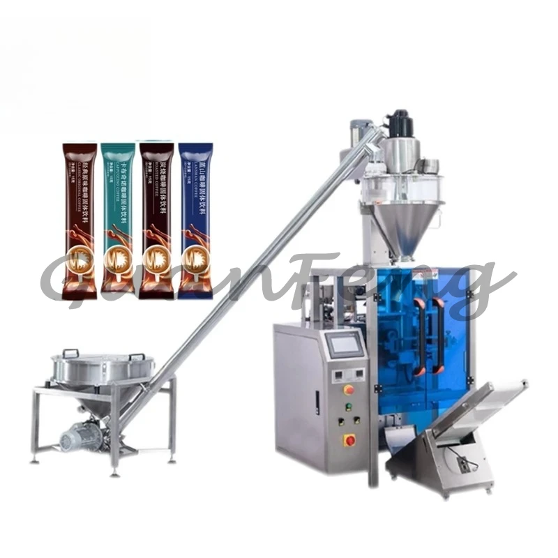 Máquina de pesaje y envasado en polvo, chocolate con cacao, proteína de suero en polvo, 100G, 200G, 500G, 1KG