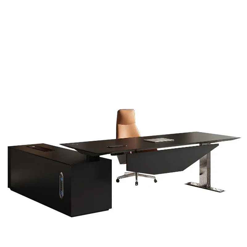 

Smart Lifting Desk Advanced Sense Office Leader President Desk and Chair Combination