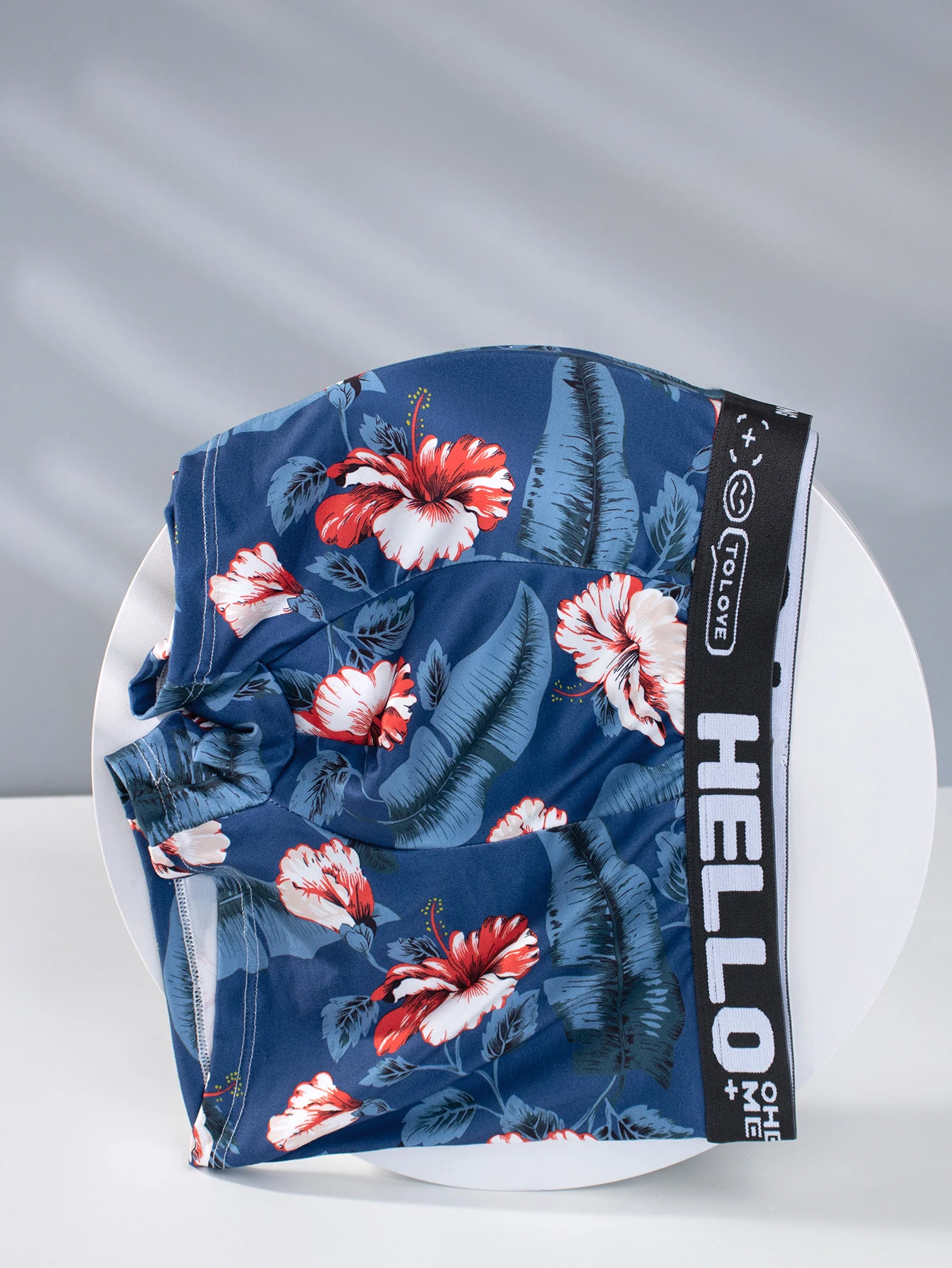 

Мужские трусы с цветочным принтом, пара модных и инновационных, удобных и удобных для цветения, уникальное очарование футболки