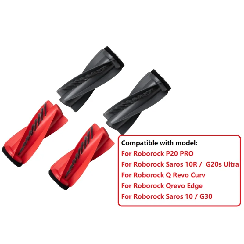 

WORTHOWN-Main Brush Replacement For Roborock Qrevo Curv, Qrevo Edge, Saros 10R, Saros 10, P20 PRO Robot Vacuum Cleaner Parts