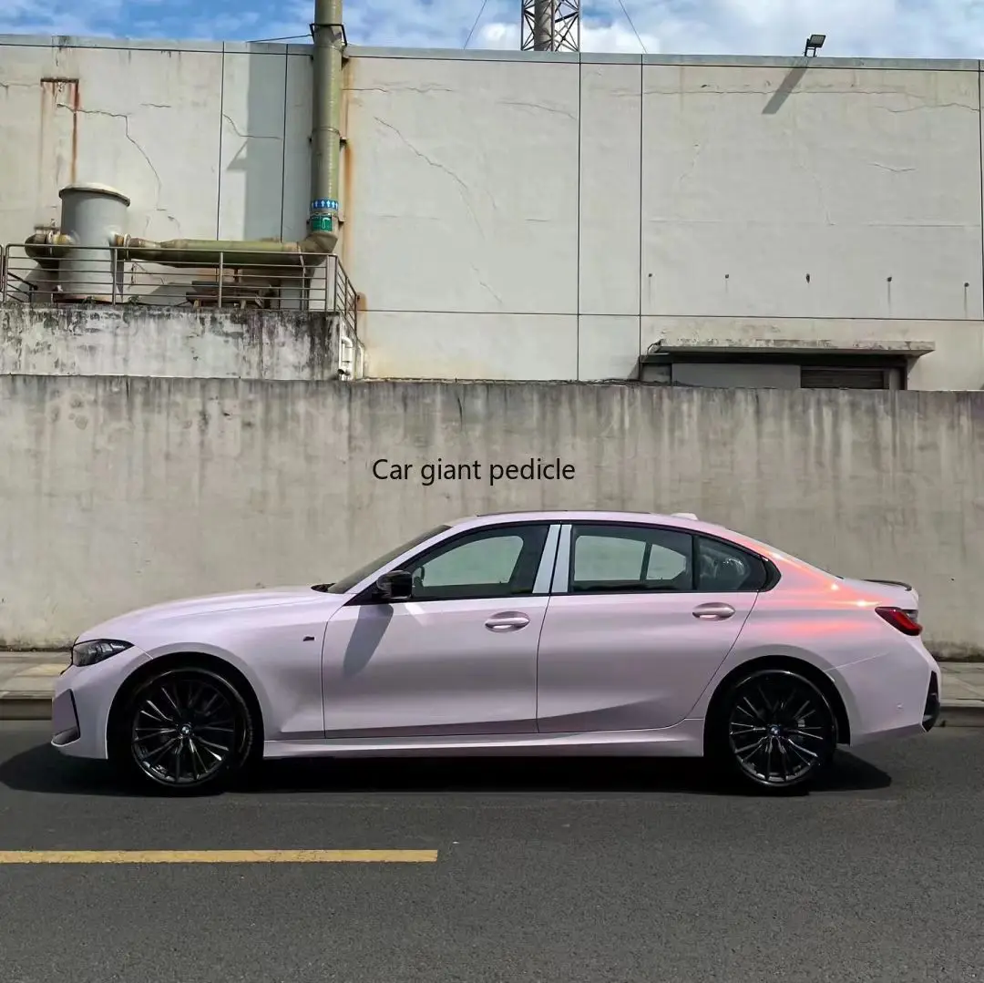 Highest qualityGloss Flower Pink vinyl Wrap Film Car Wrap Film Non degumming Non fading quality Warranty 1.52M*17M roll