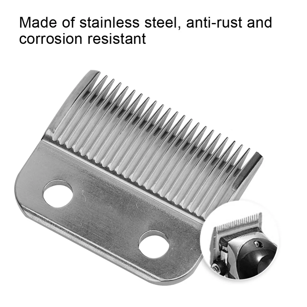 Stainless Steel Electric Hair Clipper Blade Professional Durable Hair Clipper Blade Cutter Precision Silver Color