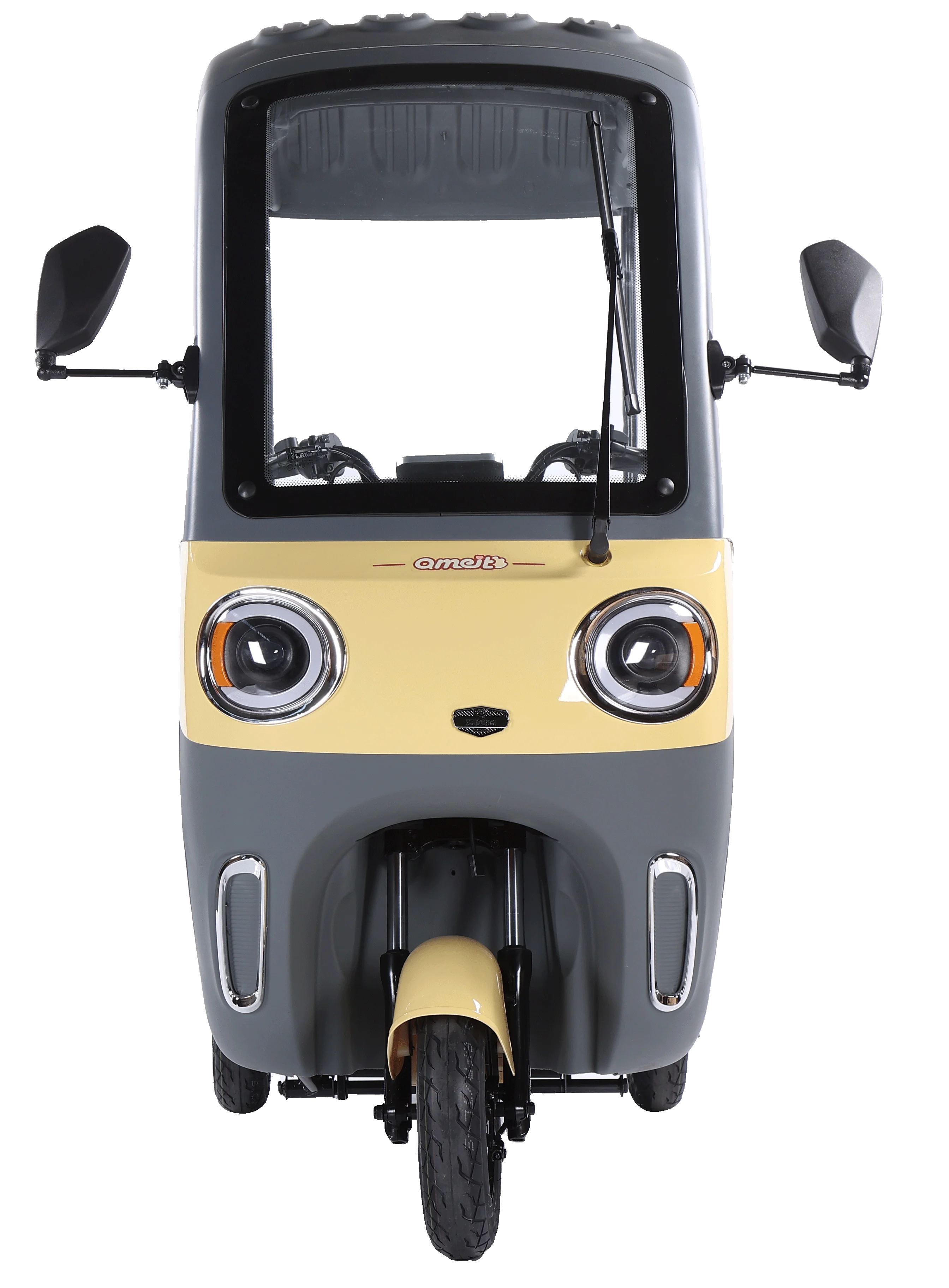 Short Trips Adult Thickened Frame Recreational Battery Operated Electric Tricycle Green Energy Powerful Motor Open Body Type