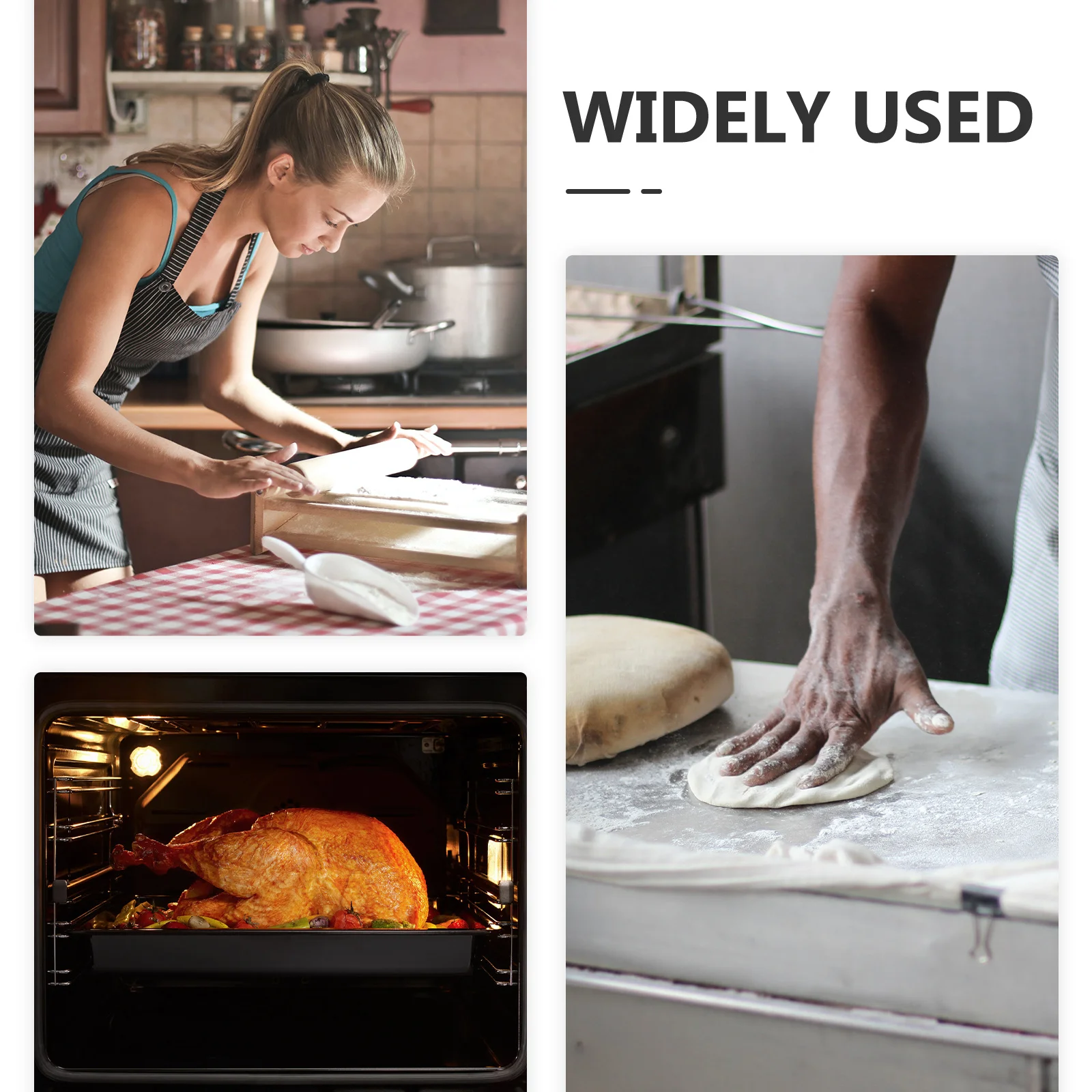 

Tray Mat Supplies Nonstick Reusable Oven Safe For Cookies Dough Rolling Kitchen Baking Sheet Baking Supplies