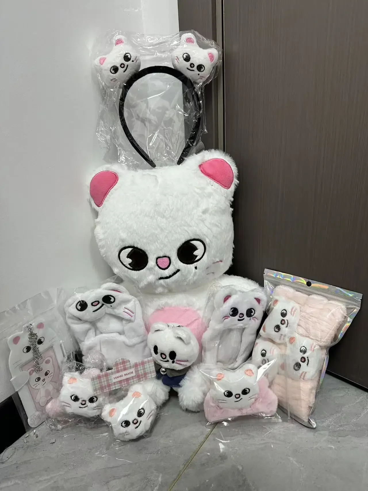 50 cm Kpop Skzoo Knuffel Wolfchan Kawaii Cartoon Knuffeldier Plushie Pop Grote Maat Kids Baby Slapen Kussen Gift 2025