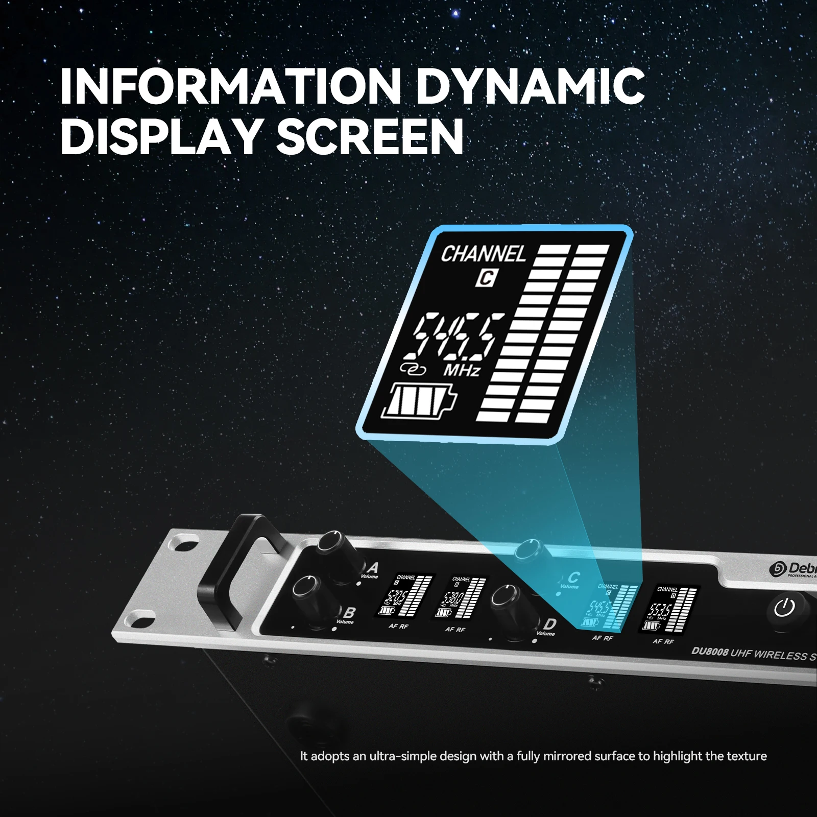 Профессиональная беспроводная ручная микрофонная система УВЧ, 8 каналов, петличный/гарнитура/конференционный микрофон, для выступлений на сцене
