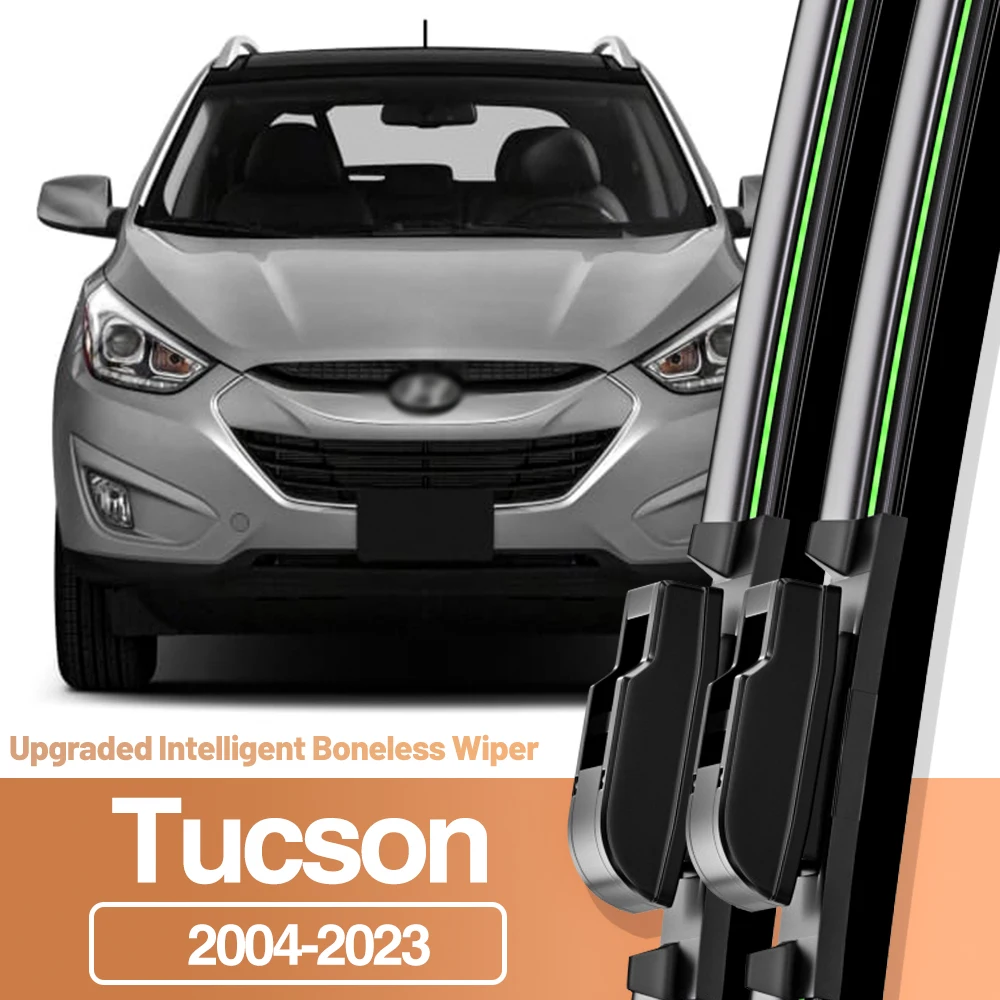 

2pcs For Hyundai Tucson 2004-2023 Front Windshield Wiper Blades Windscreen Window Accessories 2005 2008 2010 2015 2017 2019 2020