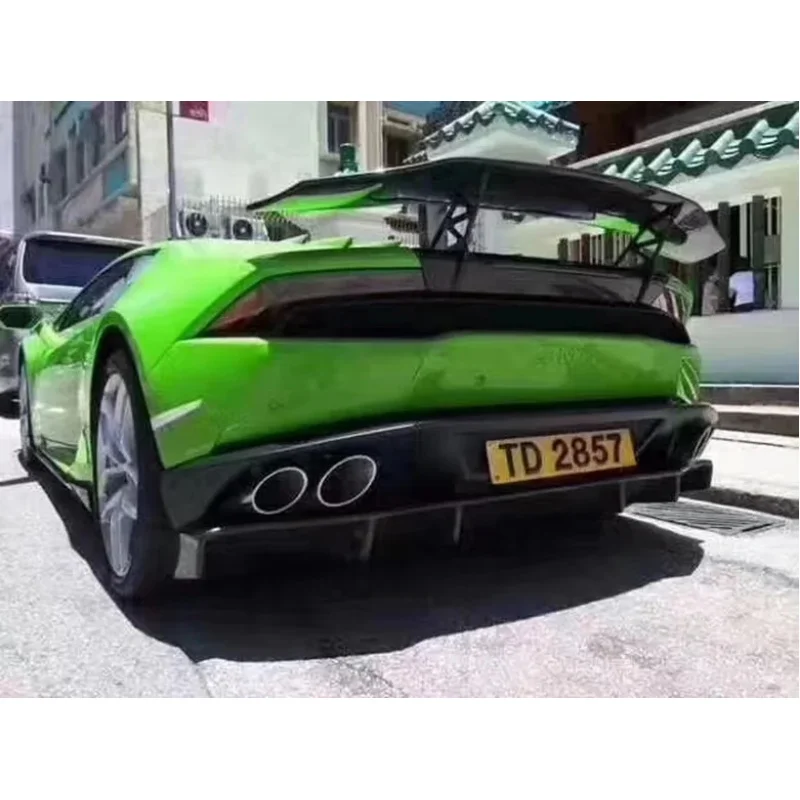 High Quality DMC Type Carbon Fiber Front Bumper Lip Type Front Scraper Rear Diffuser Spoiler Body Kit  LP610