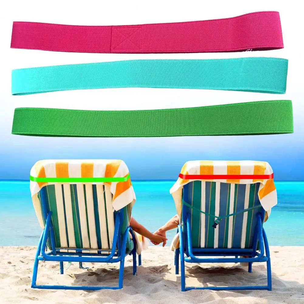 1Pcs Towel Bands Towel Craber for Beach Chair Rubber Clips Pool Chair Beach Accessories Elastic Towel Holder Alternatives