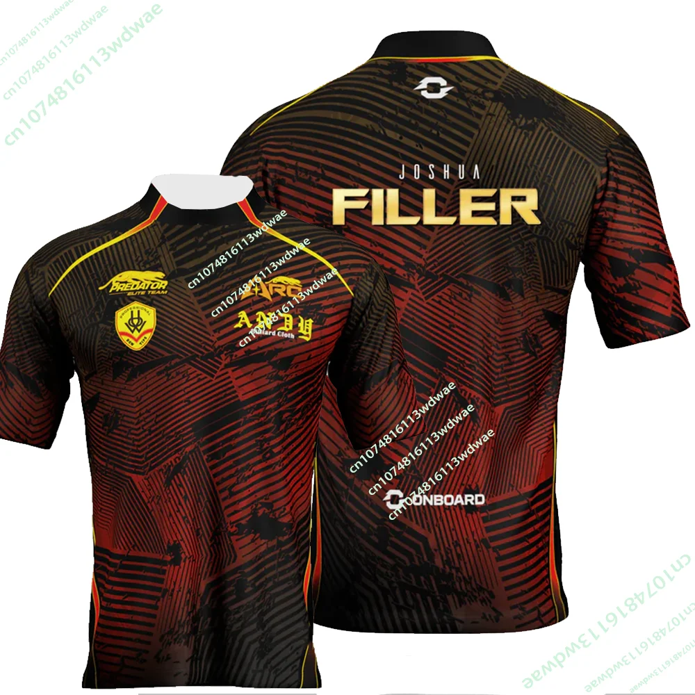 Joshua Filler Jackpot Snooker WPA Snooker Jersey 2026 Fast Player Men Billiards Sports Quick Dry Clothing Gift Cycling shirt