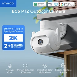 IMILAB EC5 -Smart Security System Kit, Outdoor Video Surveillance, Wireless App Control, Floodlight Camera, Wi-Fi, 2K