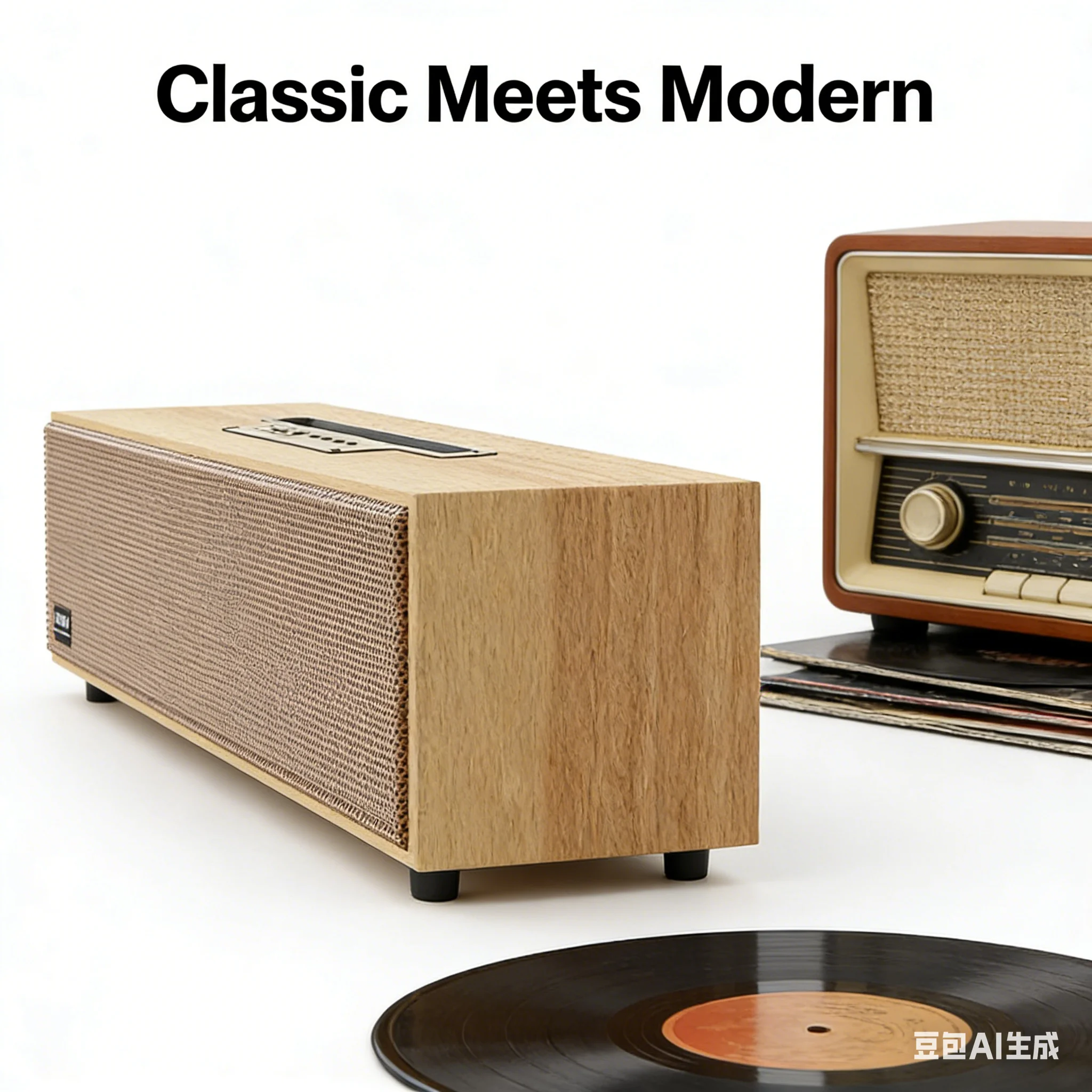 

Многофункциональный Bluetooth-динамик 5-в-1, Bluetooth/FM/AUX/USB/TF-карта, деревянная Hi-Fi стерео, 1200 мАч, длительное время воспроизведения для телефона/телевизора/вечеринки