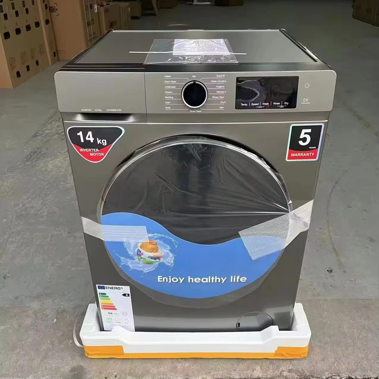 14kg 2 in 1 Washer and Dryer Combo Automatic Front Loading Washing Machines and Drying Machines Air Drying
