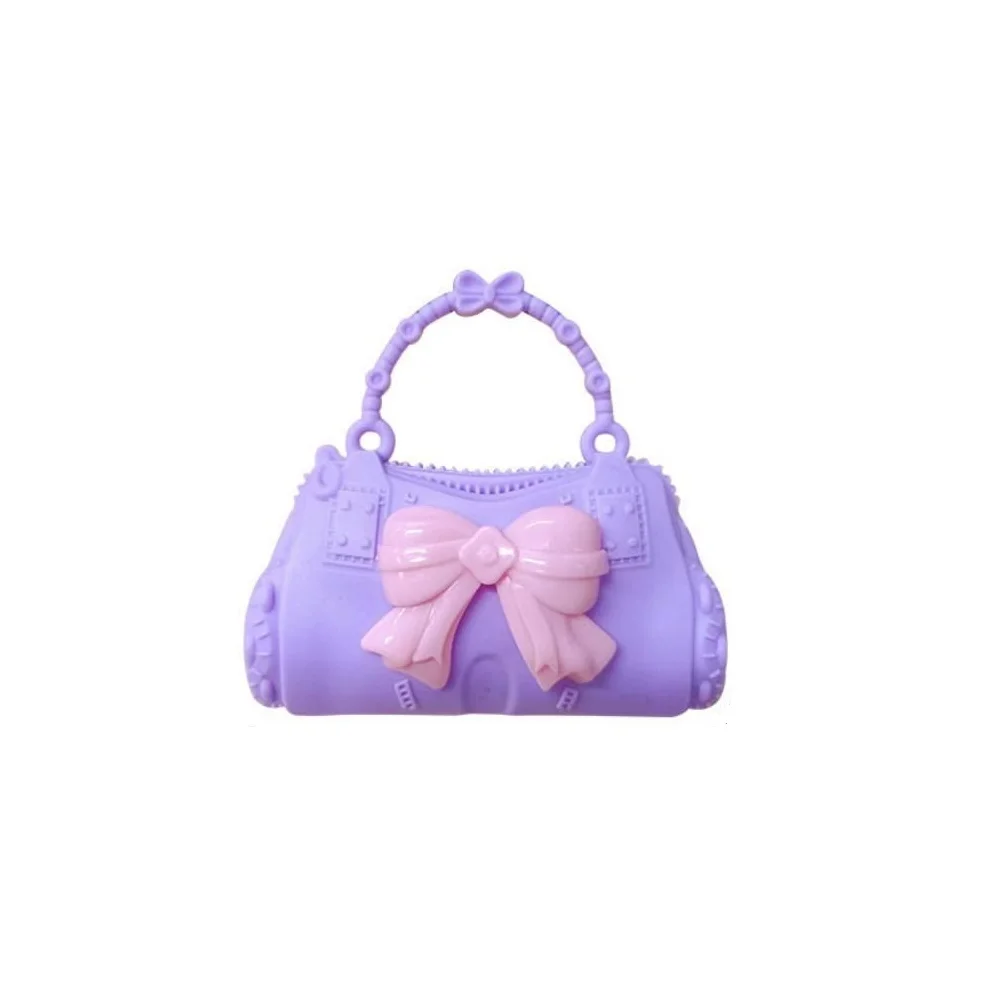 1Pc Handbag Mix Style Colorful Bag Fashion Modern Backpack Messenger Bag for 1/6 Doll Accessories Dollhouse Baby Toys Kids Gift