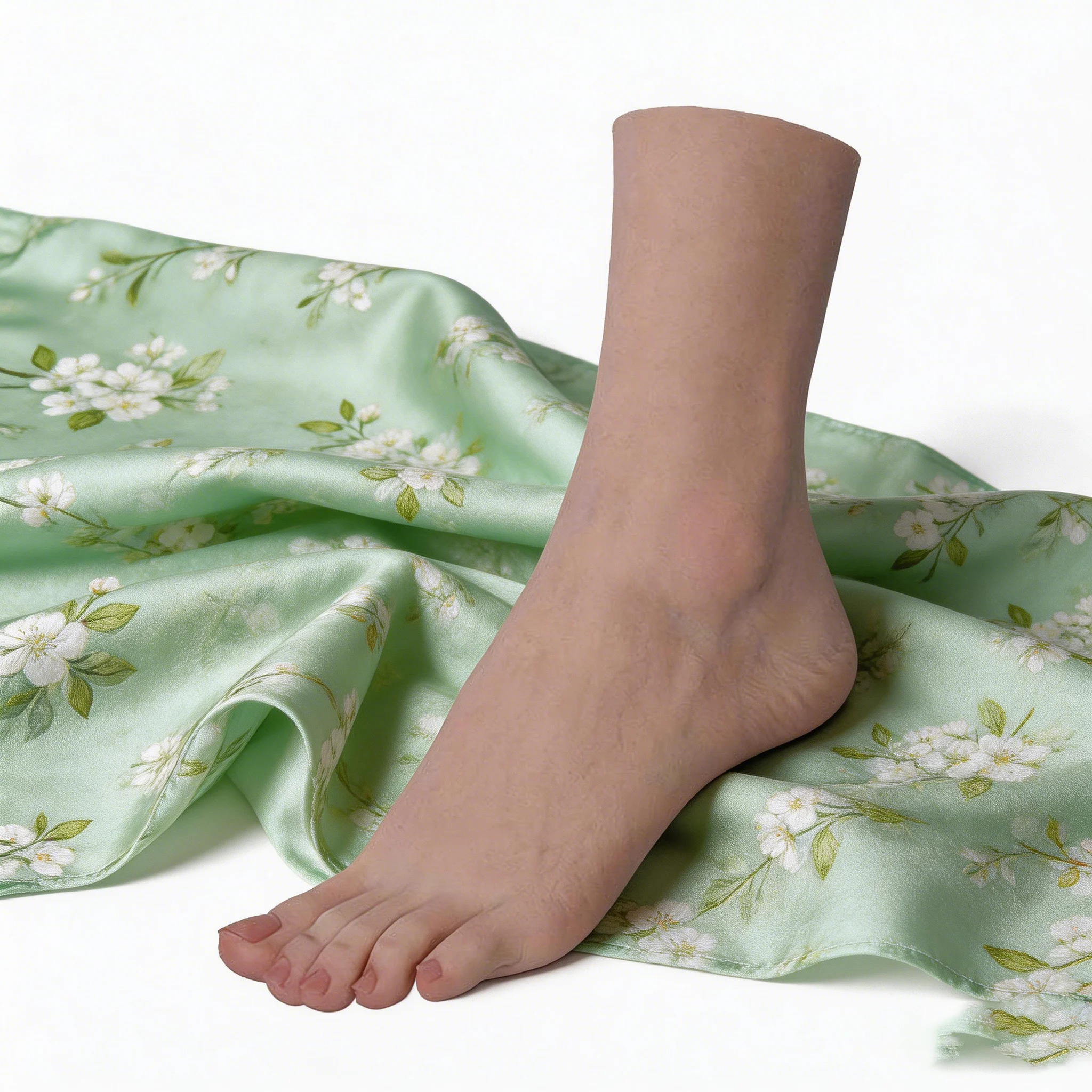Zishine Female Silicone Foot Model Mannequin Fake Nail Art Feet Fetish Shoes Jewelry Props Display Art Collection Z3818 1pc