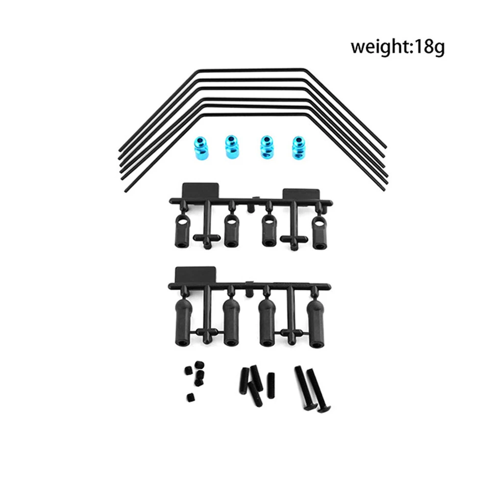 Juego de estabilizador delantero y trasero para coche Tamiya XV01 XV02 RC, accesorios de actualización, piezas de juguete