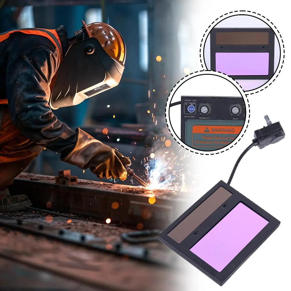 TX500C 110*90mm Solar Panel Welding Helmet Lens Welding Mask Auto Darkening Lens Automatic optical lenses - view 5