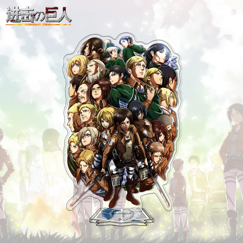 Angriff auf Titan Acryl Ständer 41-80 Anime Figur Nach Maß Dropshipping Großhandel One Piece Merchandise Sammlerstück Geschenk für