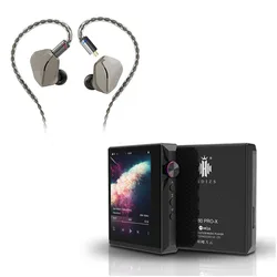 Hidizs MP145 & AP80 Pro X In-ear HIFI Earphones Ultra-large Planar Magnetic HiFi In-ear Monitors + AP80 Pro X MP3 Music Player