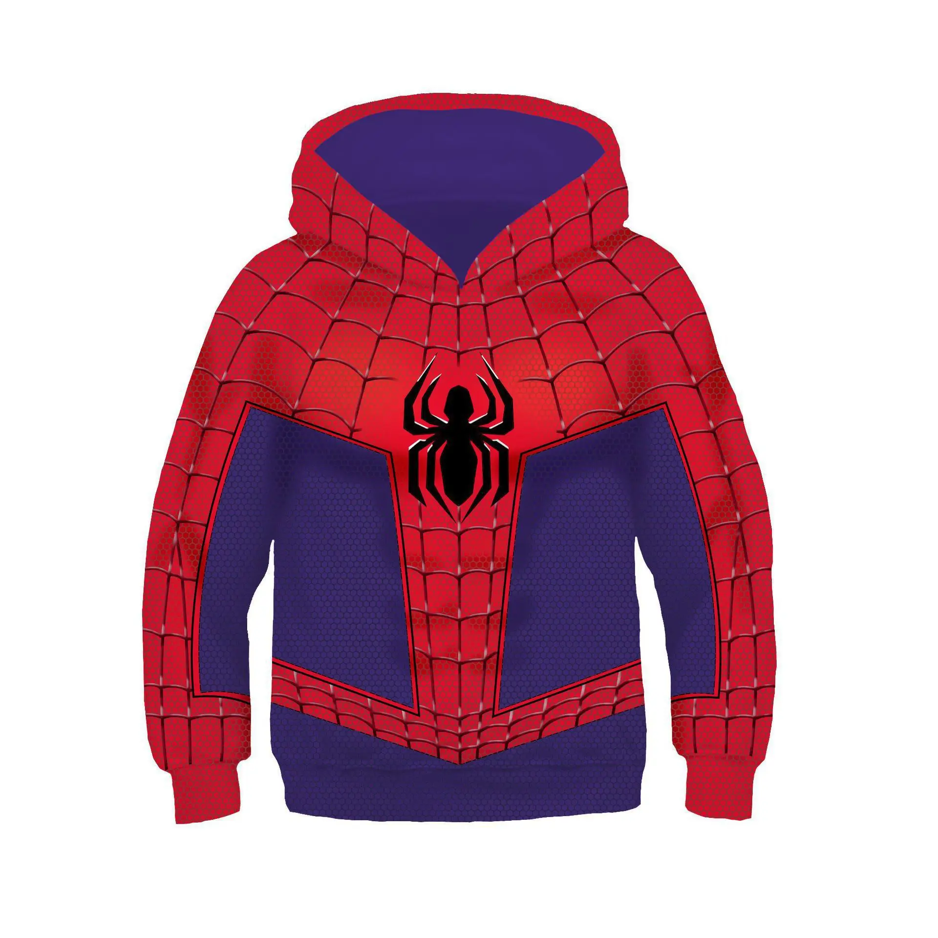 Spider-Man wen Miles Morales Zip Up felpe con cappuccio Spider-Verse Venom 3D felpe con cappuccio Superhero Boys Girls Outwear Jacket Pants