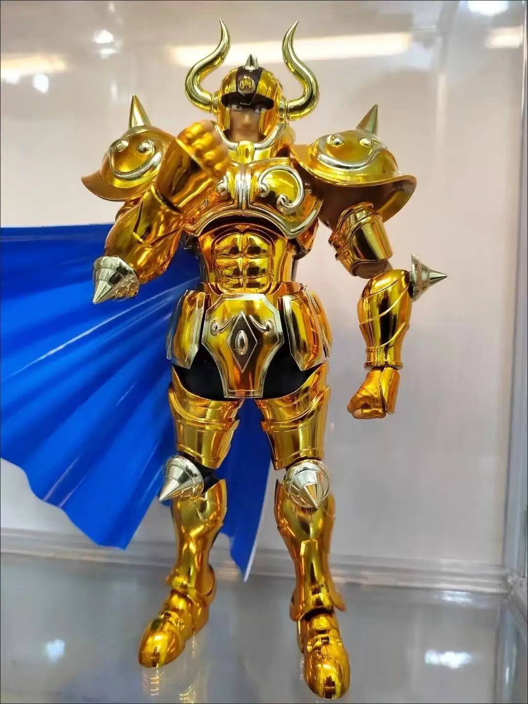 CS Saint Seiya Mito Pano EX Taurus Aldebaran 24K Ouro Cavaleiros do Zodíaco Anime Armadura de Metal PVC Figura de Ação Modelo Em Estoque