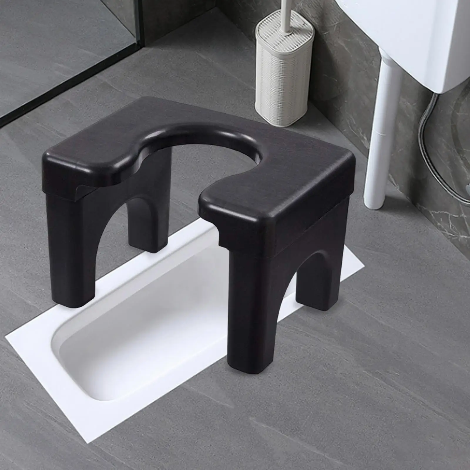 Siège de toilette lavable antidérapant à panneau large en plastique pour usage domestique et extérieur