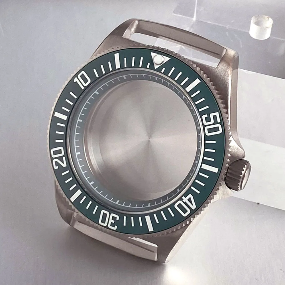42mm Tactical Frog Titanium watch case Sapphire NH35 Automatic Movement 20Bar Waterproof Men Watch case Watch accessories image 3