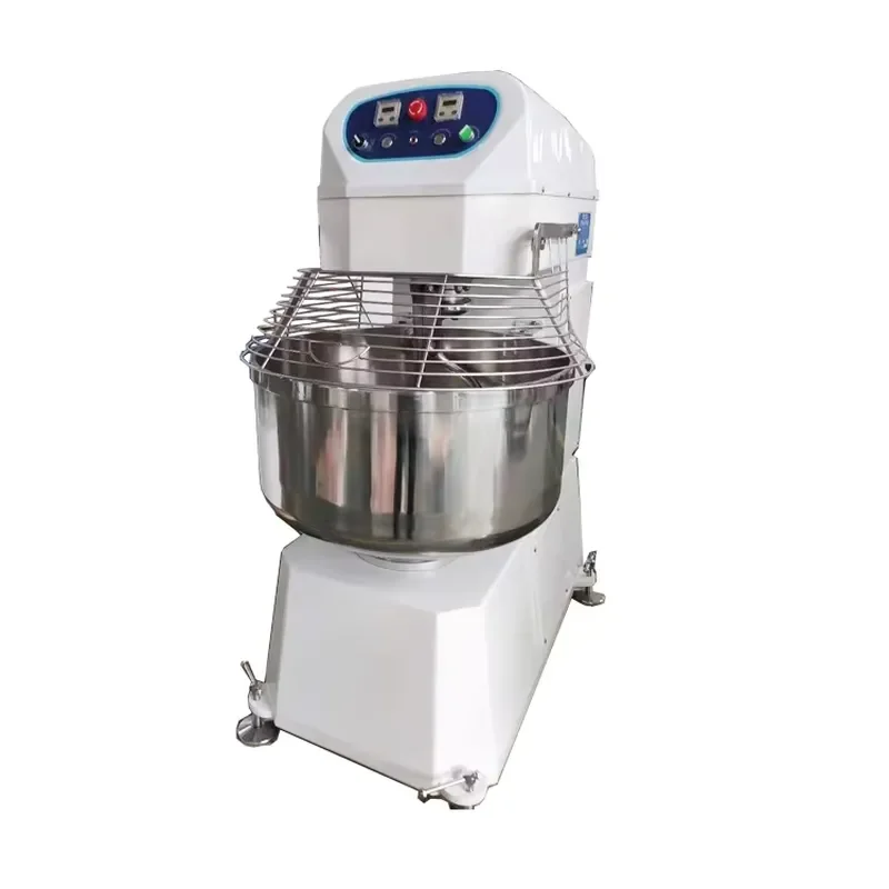 Industrial Stainless Steel Electric Kitchen Mixer Dough Kneading Machine Double Speed Commercial Spiral Dough Mixer