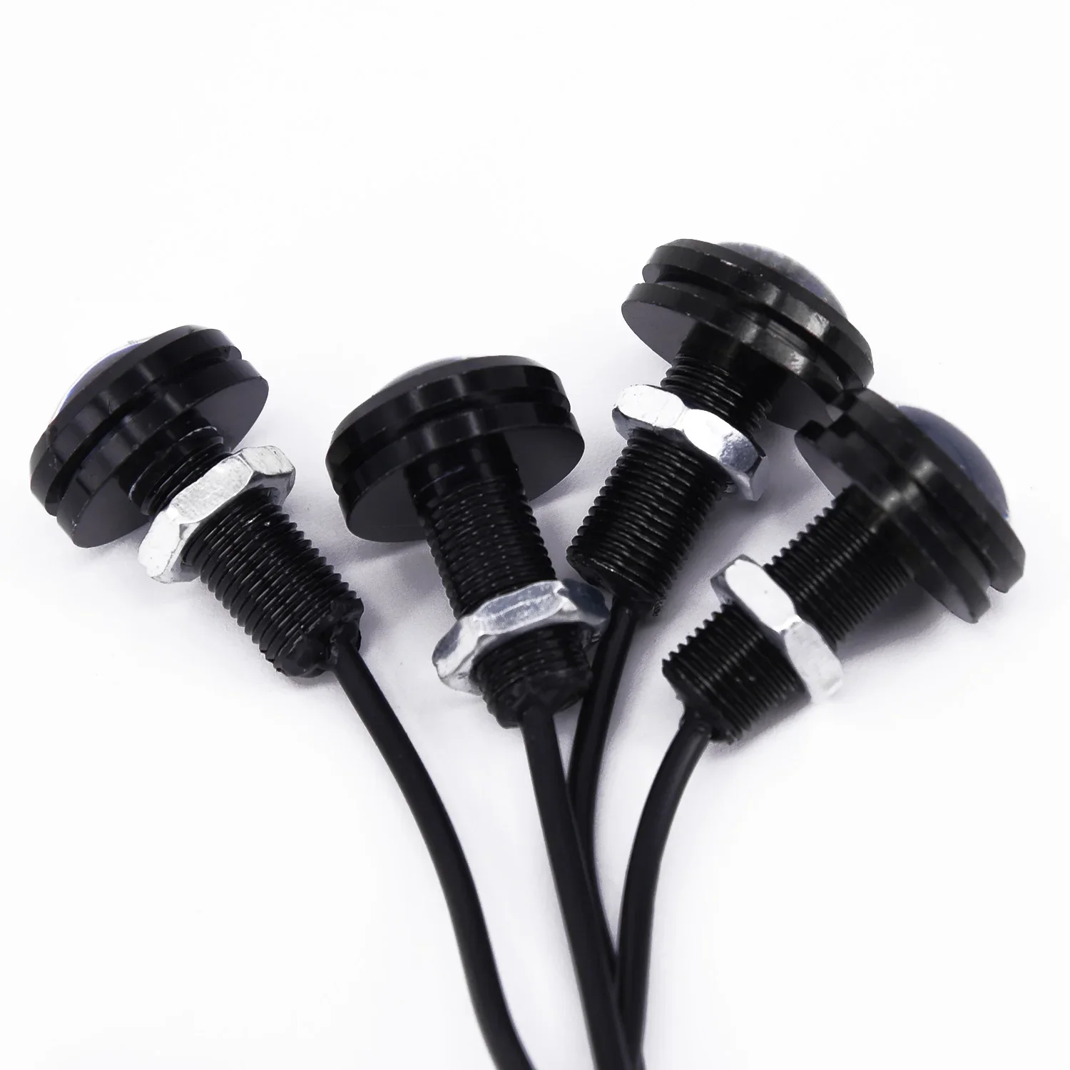 4Pcs LED Car Auto DRL Daytime Running Lights 12V 15W  White Backup Lamp Automobiles Reversing Parking Signal Lamp image 6