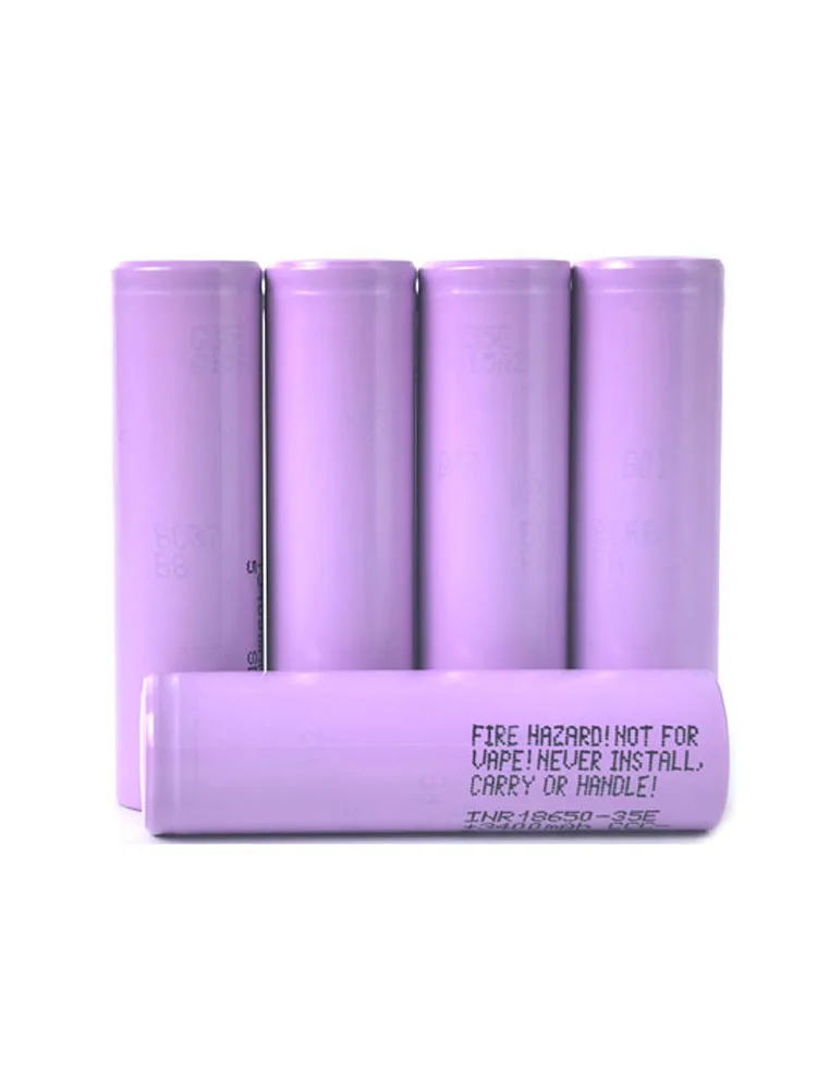 1-20 Stuks Gemaakt In Korea Originele Kwaliteit Een Inr18650 35e 3500Mah 10a Oplaadbare 18650 Lithium Batterijen Voor Batterij Pack - afbeelding 2