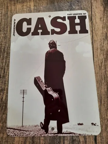 The Legend of Johnny Cash  Metal Wall Sign