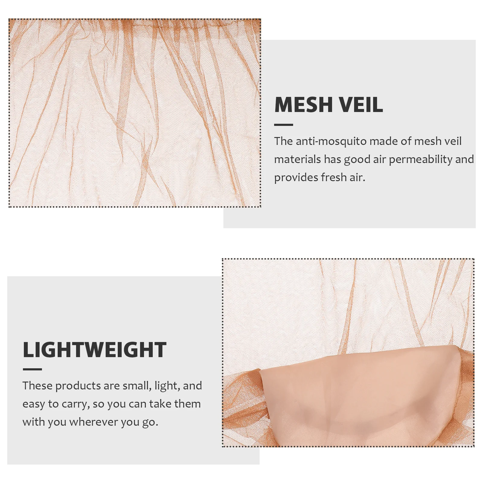 

2Pcs Mesh Veil Mosquito Net Hats Portable Outdoor Bug Nets Breathable Head Protection Fishing Hunting Gardening