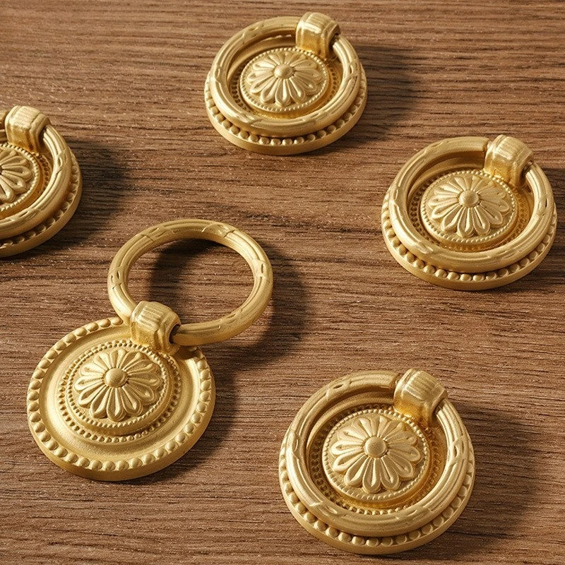 

American Retro Brass Handle Cabinet Wardrobe Bookshelf Shoe Cabinet Handle