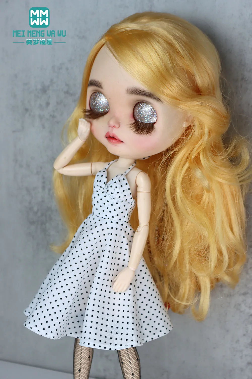 NEW 28-30cm Blyth Azone OB22 OB24 Doll Clothes Fashion Suspender Skirt Halter Dress