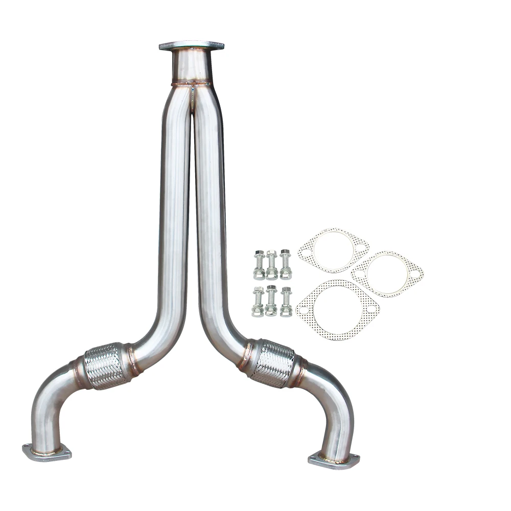 Exhaust Manifold Header Exhaust Downpipe Midpipe Y Pipe 201 Stainless for Nissan 350Z G35 04-05