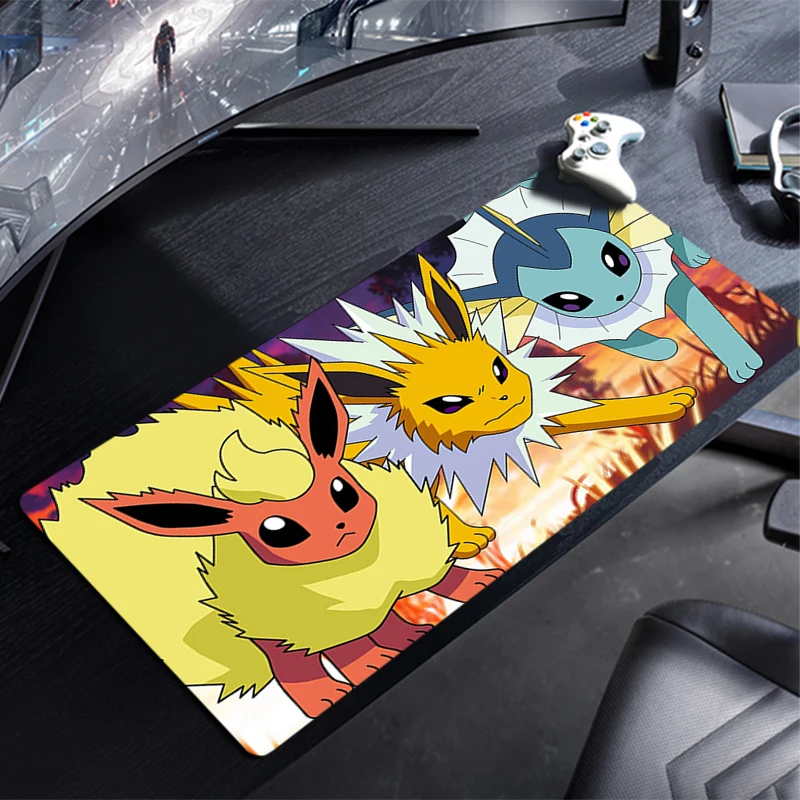 P-Pikachus Mouse Pad Anime Gaming Accessories Mousepad durable Gamer PC Completo Computer Keyboard Desk Mat Varmilo Table
