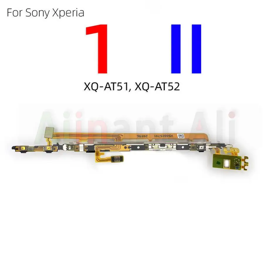 AiinAnt on off Volume Buttons Side Key Power Flex Cable For Sony Xperia X XA XA1 XA2 1 5 10 II III 2 3 Plus Ultra Compact