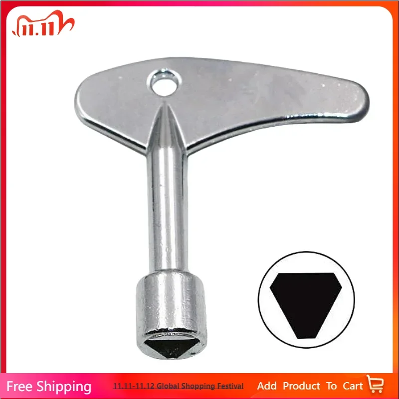 

Universal Triangle Electric Cabinet Elevator Lift Key Wrench Zinc Alloy Switch Mini Tool Torque Wrench Tools