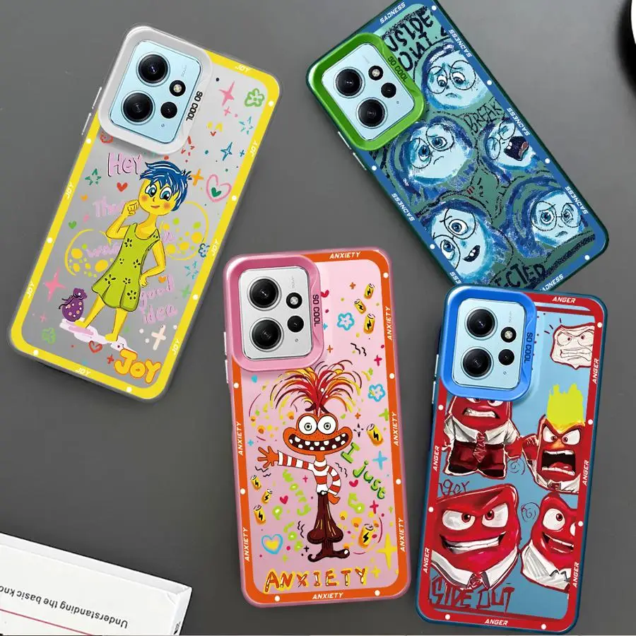 Disney Inside Out 2 Phone Case for Xiaomi Mi 11 Lite K60 Ultra F3 GT F4 X3 NFC X3 Pro X5 C50 C51 12T Pro 13T 13T