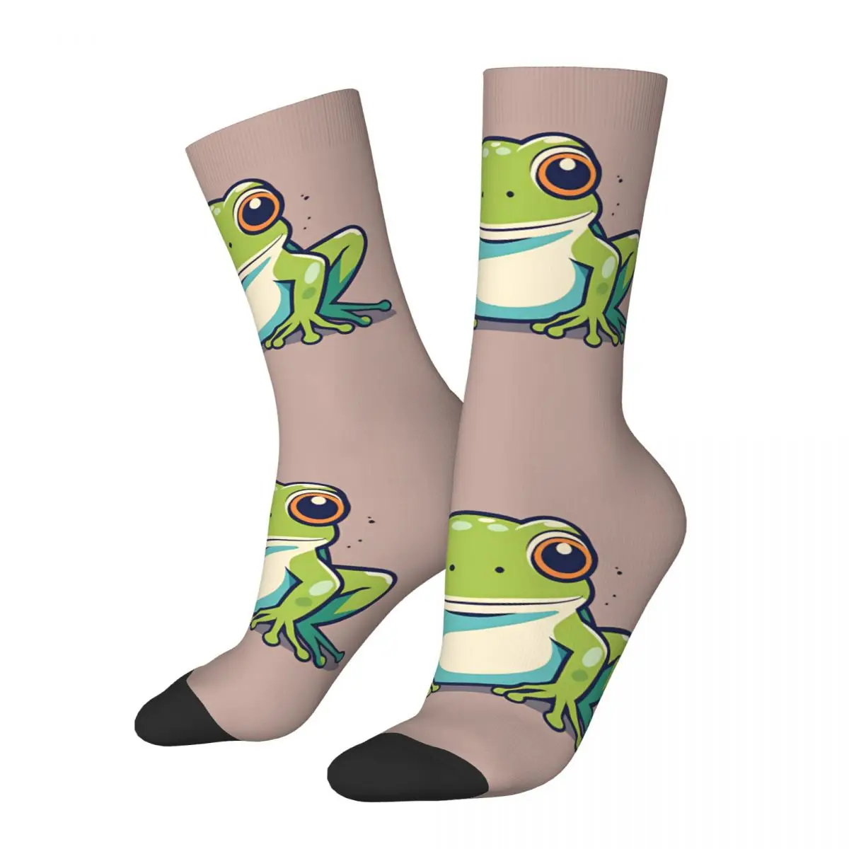 Frog Unisex Winter Socks Running Happy Socks Street Style Crazy Sock