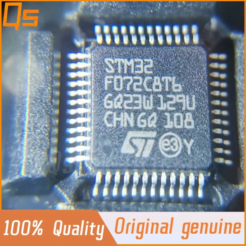 

New Original STM32F072C8T6 LQFP-48 ARM Cortex-M0 32-bit microcontroller MCU