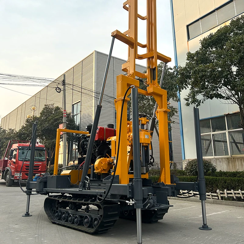 Full Hydraulic Geological Drilling Rig Portable Core Borehole Water Well Exploration Equipment Machine