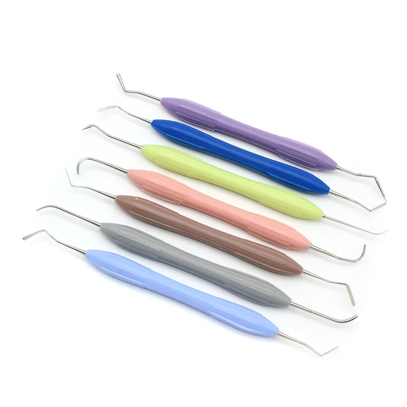 

7pcs 1Set Dental Composite Resin Filling Spatula Aesthetic Restoration Set Resin Filler set Dental Tool Restoration Spatula Tool