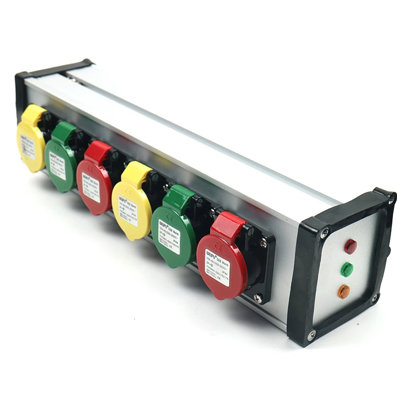 Stage Light Distribution Box Power Distribution Box for Light Portable DJ Equipment Lighting